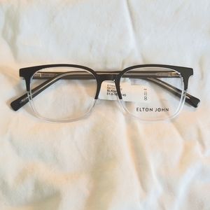Stanley piano, Elton John glasses Non-prescription / Clear plastic lens
